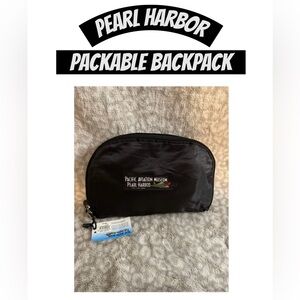 NWT PEARL HARBOR Museum Packable Backpack
